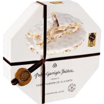 Torta de turrón de Alicante tradicional, elaborada por Pablo Garrigós Ibáñez