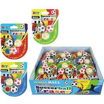 Tri‑Pack Radiergummi Fußballspiel