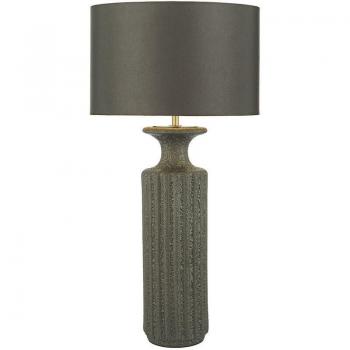 Dar Lighting Dugan Single-LED Table Lamp – Black/Dark Grey