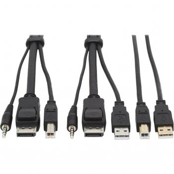 Cable Tripp Lite P783006U KVM Negro 183 m para Video, Teclado y Ratón
