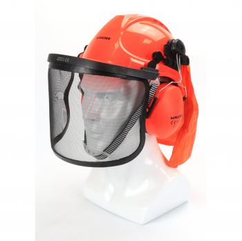CASCO CON VISERA Y AURICULARES MADEIRA