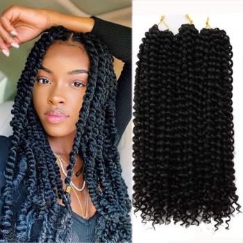 Synthetic Water Wave Crochet Passion Twist Hair Extensions