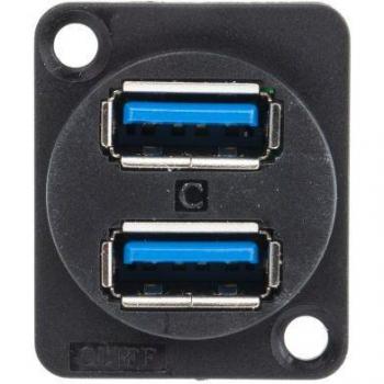 Conector USB 3.0 Hembra para Montaje en Panel