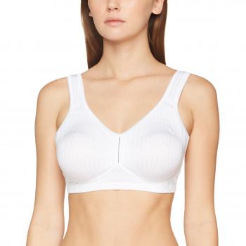 Susa Damen Entlastungs Bügel Cremona Comfort Plus Bügelloser BH, Weiß 80C