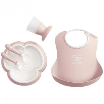 BabyBjörn Baby Dinner Set, Powder Pink