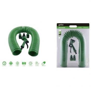 TRAESIO Tubo Flexi Molla 7.5 m con spray jardinero