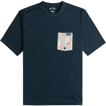 Billabong Team Pocket Lycra Herren T-Shirt Navy Blau