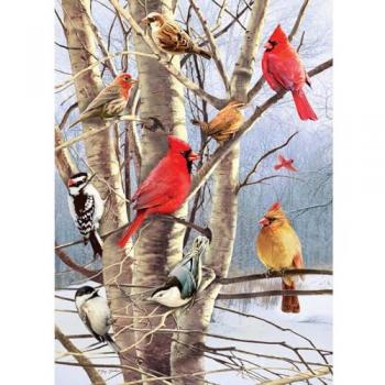 Cobble Hill Puzzle des Oiseaux Hivernaux