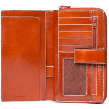 Piquadro Monedero Blue Square 0.75 litros Naranja