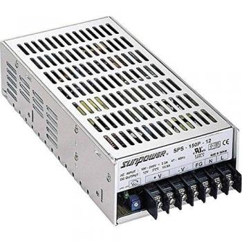 SunPower AC/DC-Einbaunetzteil 150P-15: 15 V DC, 10 A, 150 W