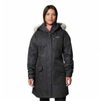 Stemma Parka Suttle Mountain nero, modello lungo, taglia S