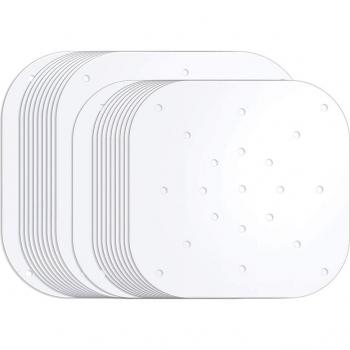 Revestimientos de papel para freidora de aire, 200 piezas, tamaño 7.5/8.5 pulgadas