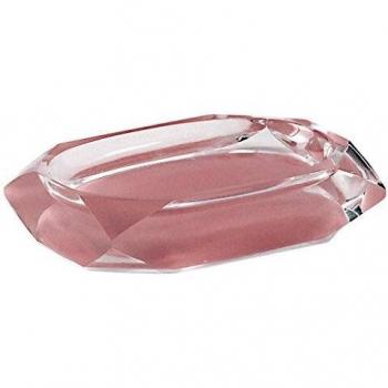 Gedy Chanelle Portasapone in Resina Rosa 7,8×12×2,8