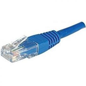 Cordon de connexion RJ45 20 m Catégorie 5e Bleu