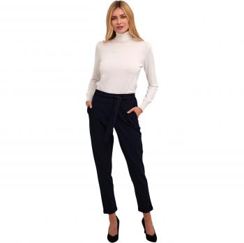 Kaffe Rollkragenpullover Astrid 500023 Weiß Regular Fit Damen