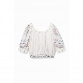 Cropped Desigual Branco M