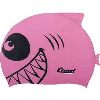 Cressi Kinder-Badeschutzkappe Shark in Rosa