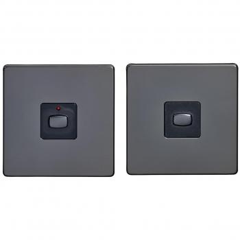 Energenie MIHO044 MiHome Smart Black Nickel 1 Gang Light Switch
