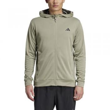 Chaqueta adidas train essentials camo con cierre completo beige 2XL
