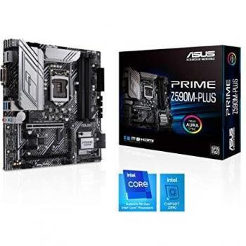 ASUS Prime Z590M-PLUS Intel Z590 (LGA 1200) mATX motherboard with 9 DrMOS power stages
