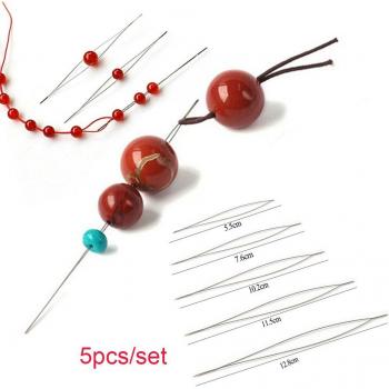 Alfileres de joyería con cuentas, 5 piezas, para fabricación de accesorios