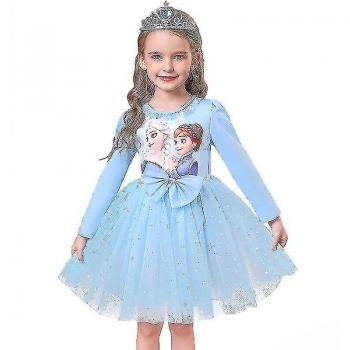 Robe de bal bleu enfant 4T