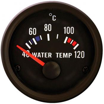 Apex Water Temp Meter 52mm Black 40‑120 °C