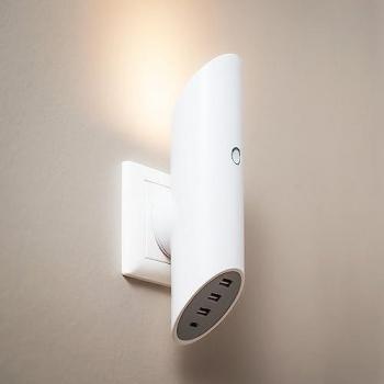 Justsmart.tech Multifunktions-Wandladegerät mit 3-stufigem Licht
