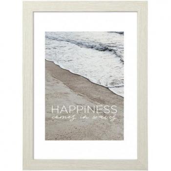 Cadre photo « Rivage naturel » en bouleau, 15 × 20 cm