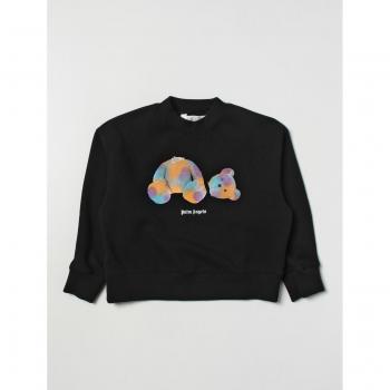 Felpa Palm Angels Kids Nero Multicolor Cotone Taglia 4