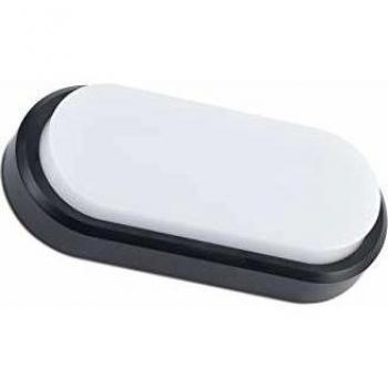 Aplique LED empotrable Fred XL gris oscuro IP65 11 W 3000 K