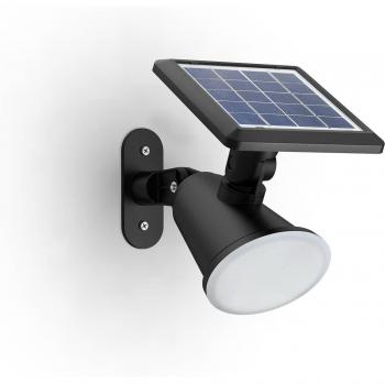 Philips Jivix Applique solare 1.4 W Bianco caldo Nero