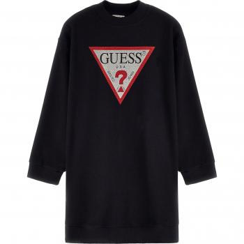 Guess Vestido de manga corta para niña con rizo