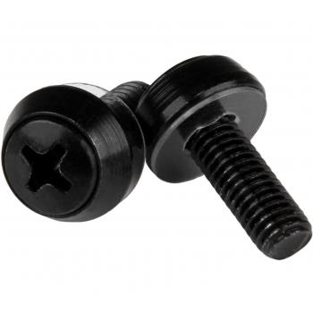 M6 x 12mm Black Mounting Screws from StarTech.com