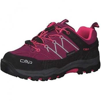 Zapatillas CMP Rigel Low WP para niños, waterproof, rosa y blanco, talla 28