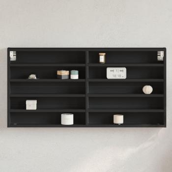 Mesa Vitrina Maison Exclusive 100x8,5x50 cm – Madera Negra