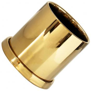 Macetas Elegantes Doradas para Interiores y Exteriores 15.5cm