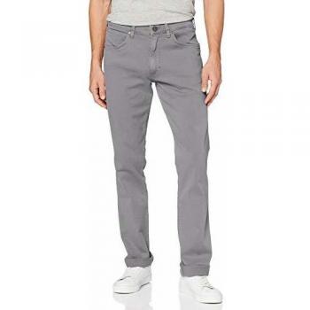 Pantalon Wrangler Greensboro Straight-Leg, Gris (Alloy Grey 333), 34W/34L Homme