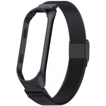 Bracelet intelligent en métal pour Xiaomi Mi Band 3 et 4