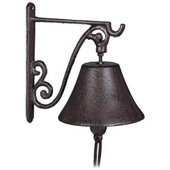 Decorazione Giardino: Campana in Ghisa 5x per Porta