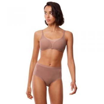 Triumph Klassischer Damen-Hochbundslip Smart Natural Braun 2