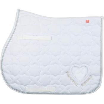 Symbol GP White Saddle Pad – Imperial Cob Version