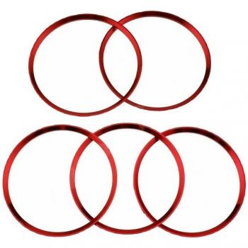 5Pcs Red Air Vent Outlet Trim for Mercedes Benz GLC C-Class