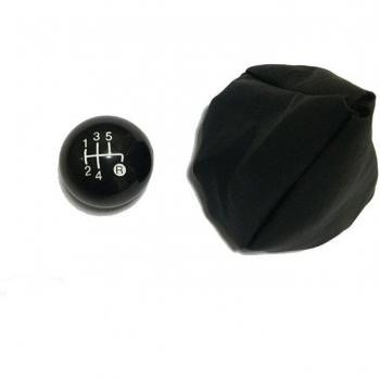 Leather Boot Gear Shift Knob for Fiat 500