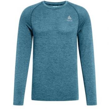 Odlo The Essentials Seamless Langarmshirt dunkelblau