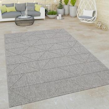 Tappeto Terrazo Astratto Grigio 120x170 cm