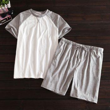 Coton Pyjama Ensemble Été Longue Taille