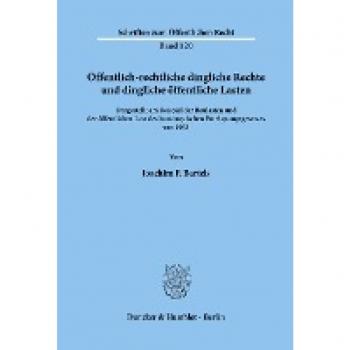 Schriften zum Öffentlichen Recht; SÖR 120