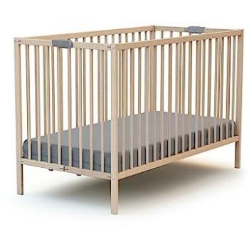 Lit bébé pliant AT4 Webaby Hêtre Brut 60 x 120