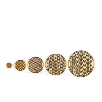Autocollants Fleur de Vie Orgonite